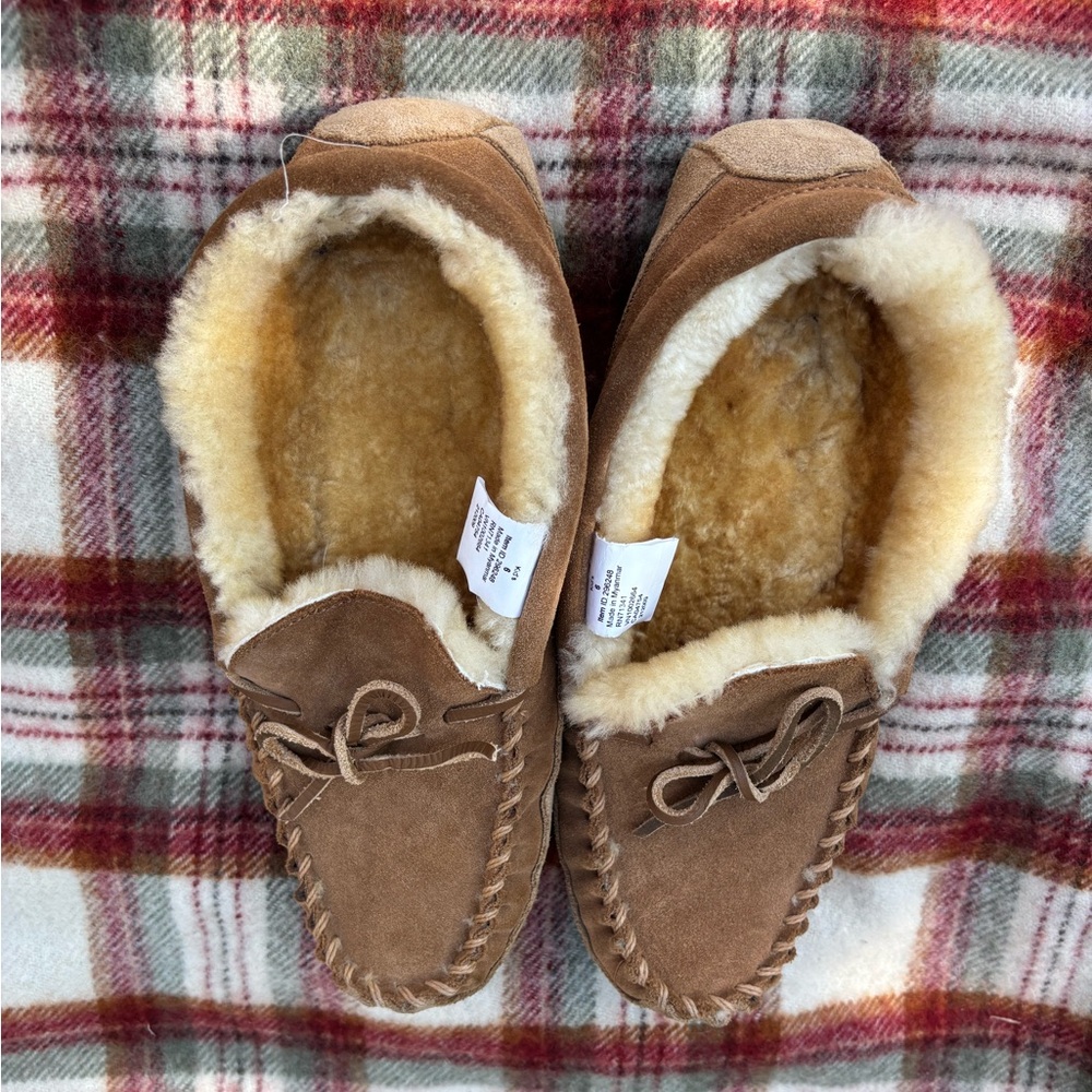 Llbean big kids slippers $15